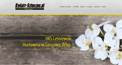 Desktop Screenshot of kwiaty-sztuczne.pl